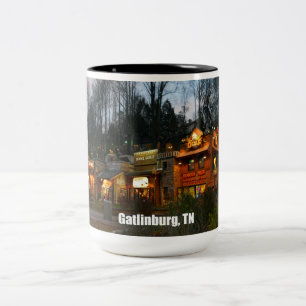 Gatlinburg, Tennessee Two-Tone Coffee Mug