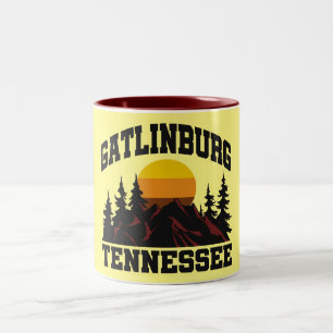 Gatlinburg,Tennessee Two-Tone Coffee Mug