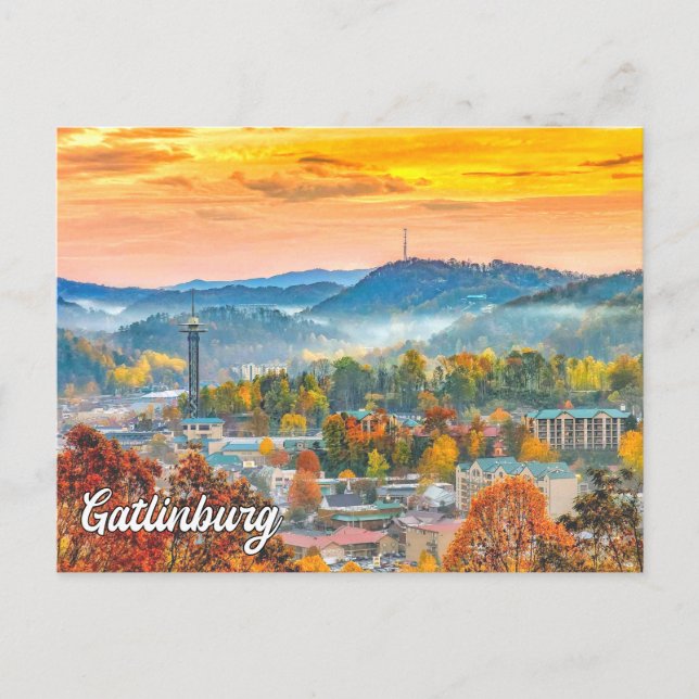 Gatlinburg, Tennessee, USA Postcard (Front)