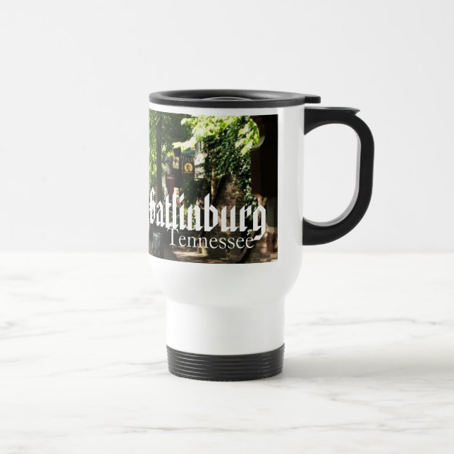 Gatlinburg, Tennessee - Village Square traveller Travel Mug (Right)