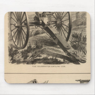 Gatling Gun Company Schuyler, Hartley and Graham Mouse Mat