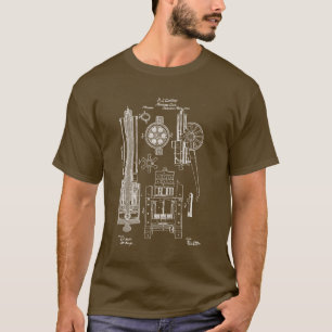 Gatling Gun US Patent T-Shirt