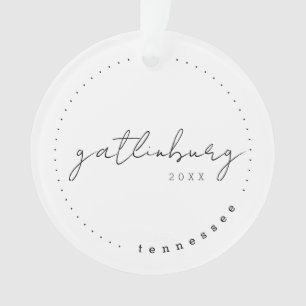 Gatlingburg, Tennessee Travel United States Simple Ornament