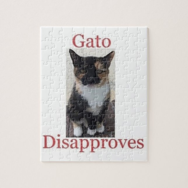 GatoDisapproves Jigsaw Puzzle (Vertical)