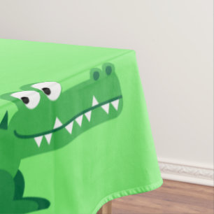 Gator Alligator Crocodile Birthday Party Tablecloth