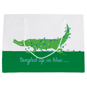 Gator Blues Large Glossy Gift Bag