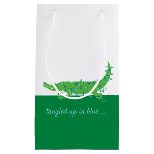 Gator Blues Small Glossy Gift Bag