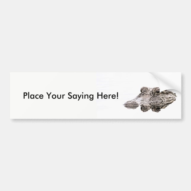 Gator Bumper Sticker (Front)