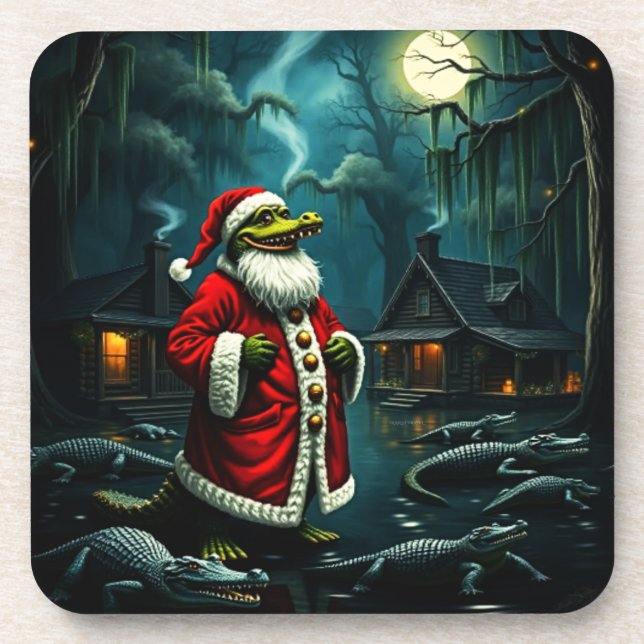 Gator Claus Coaster (Front)