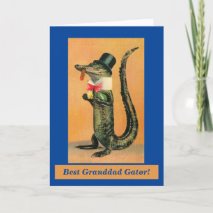 Gator Father's Day Card