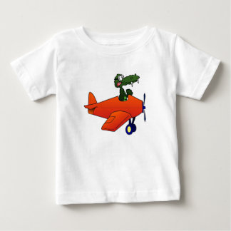 Gator Flying Plane Baby T-Shirt