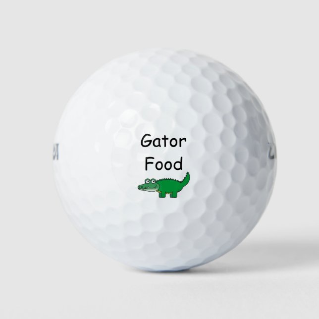 Gator Food Golf Balls (Front)