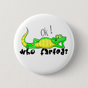 Gator Gas.:-) 6 Cm Round Badge