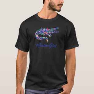 Gator Girl Kids Reptile Alligator Women T-Shirt