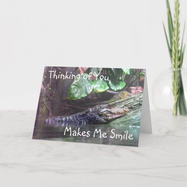 'Gator Grins: Thinking of You - Greeting Card (Front)