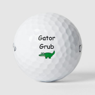 Gator Grub Alligator Crocodile Food Golf Balls
