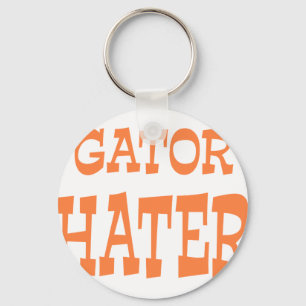 Gator Hater Burnt Orange design Key Ring