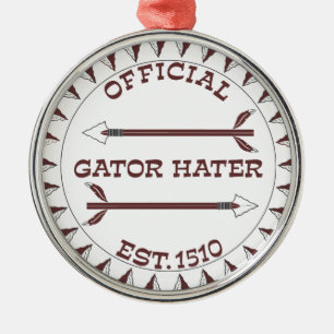 Gator-Hater-est-garnet.gif Metal Tree Decoration