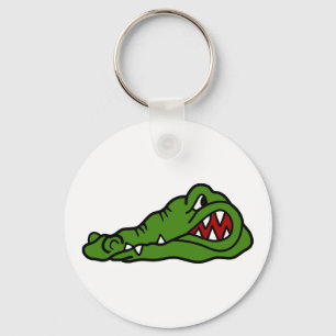 Gator Head Key Ring