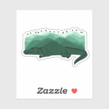 Gator Mountains Sticker