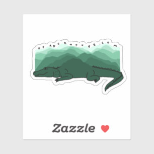 Gator Mountains Sticker