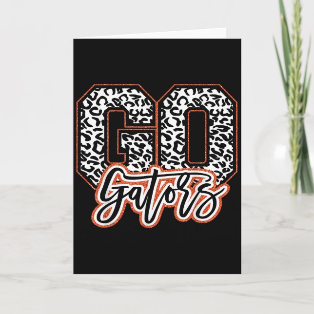 Gator Name Team Go Back To School Heart For Men Wo Card (Front)