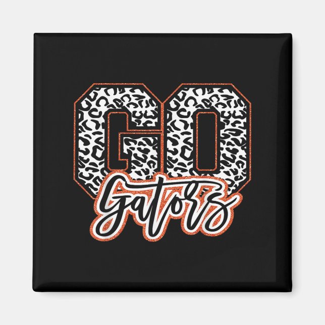 Gator Name Team Go Back To School Heart For Men Wo Magnet (Front)