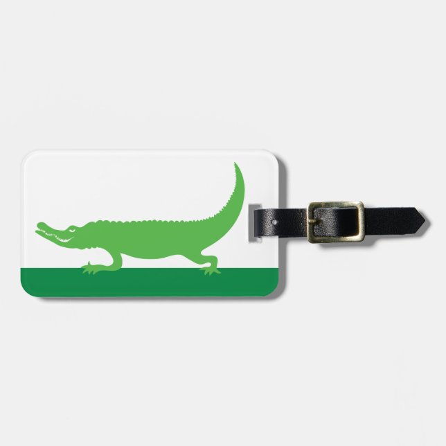 Gator on the Move Luggage Tag (Front Horizontal)