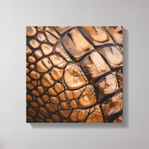 Gator Texture Canvas Print