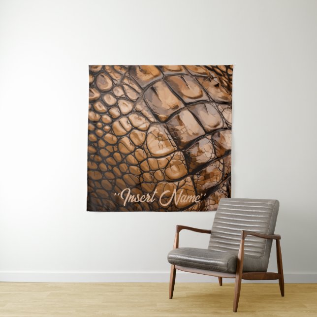Gator Texture Tapestry (In Situ)