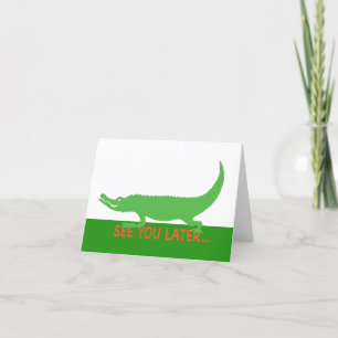 Gator Thank You Note Card
