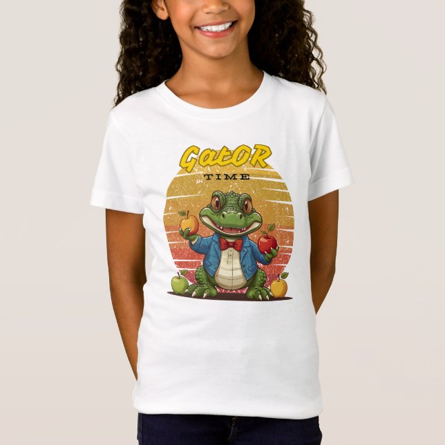 Gator Time Retro Vibe T-Shirt (Front)