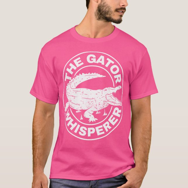 Gator Whisperer Alligator Hunter T-Shirt (Front)