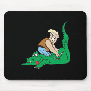 Gator Wrestling 3 Mouse Mat