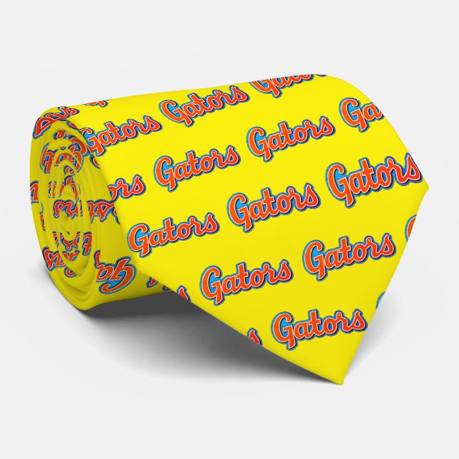 Gators Sports Team Neck Tie (Rolled)