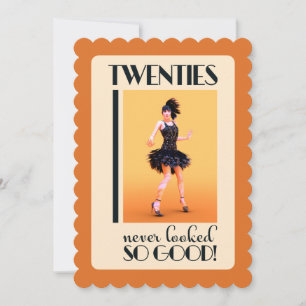 Gatsby 20th Birthday Party Invitation