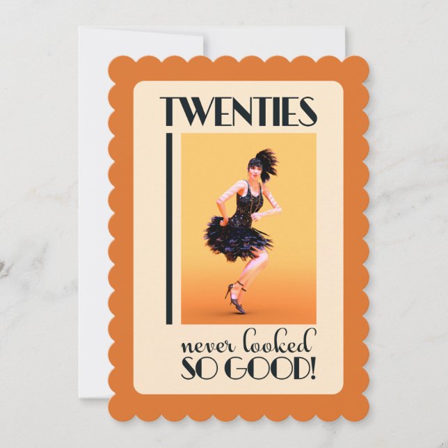 Gatsby 20th Birthday Party  Invitation (Front)