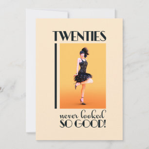 Gatsby 20th Birthday Party Invitation