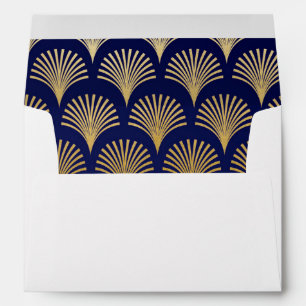Gatsby Art Deco 1920s Wedding Pattern Envelopes