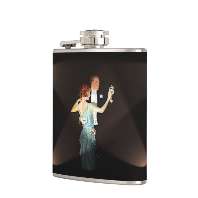 Gatsby Couple Hip Flask (Left)