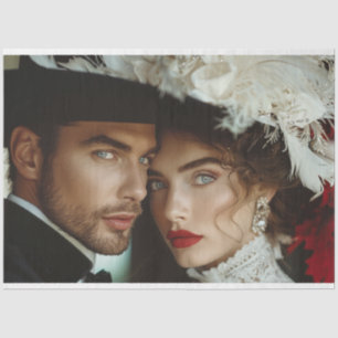 Gatsby Gala Lady and Gent Decoupage  Tissue Paper