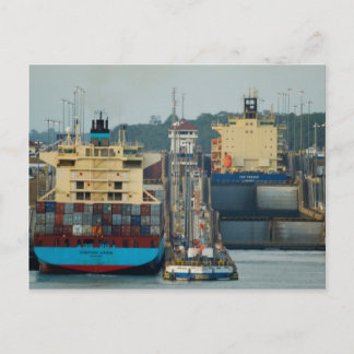 Gatun Locks 1 Postcard