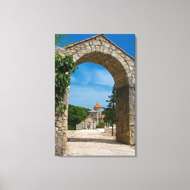 Gatway To Motsameta Monastery Canvas Print (Front)