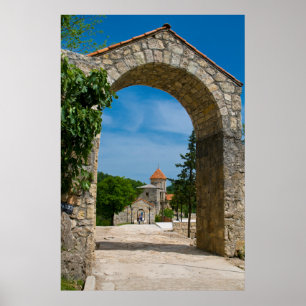 Gatway To Motsameta Monastery Poster