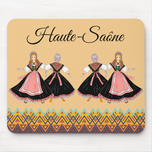 Gauchnottes de Haute-Saône, France Mouse Mat (Front)