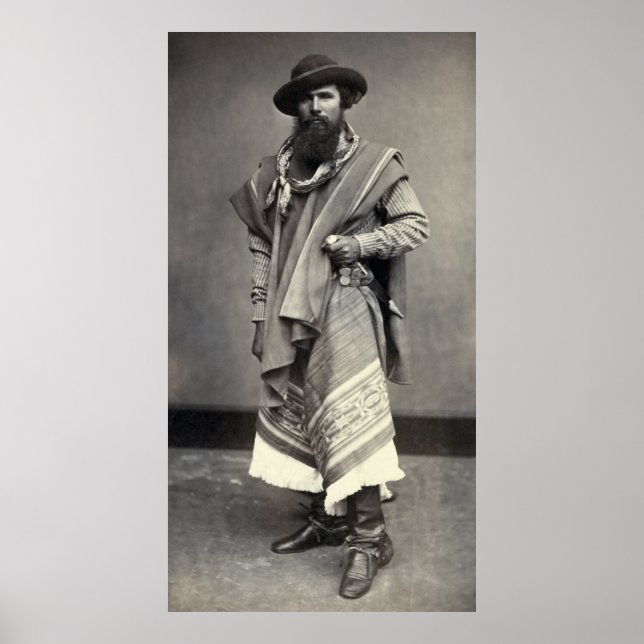 Gaucho of the Argentine Republic 1868 Poster (Front)