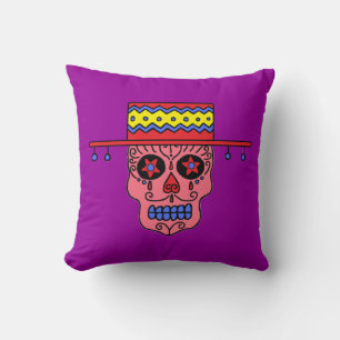 Gaucho Sugar Skull Cushion