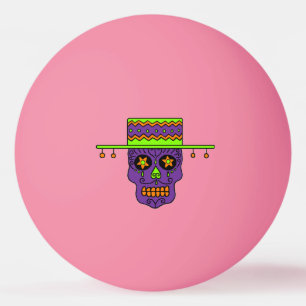 Gaucho Sugar Skulls Ping Pong Ball