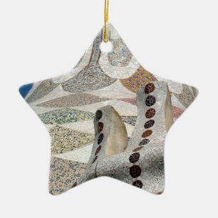 Gaudi Castle Abstract Ceramic Tree Decoration