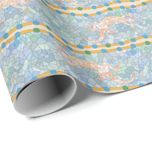 Gaudi Lizard Wrapping Paper